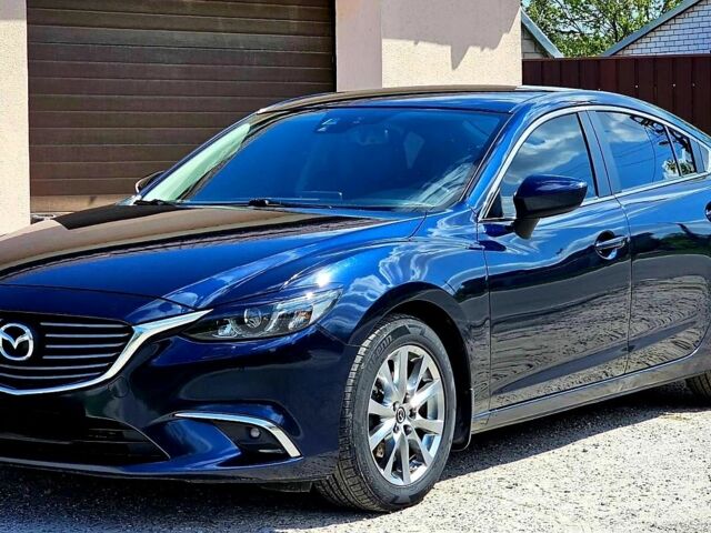 Синий Мазда 6, объемом двигателя 2.2 л и пробегом 170 тыс. км за 14800 $, фото 1 на Automoto.ua