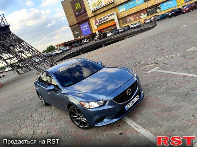 Синий Мазда 6, объемом двигателя 2.5 л и пробегом 170 тыс. км за 14000 $, фото 1 на Automoto.ua