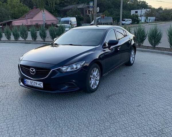 Синий Мазда 6, объемом двигателя 2.49 л и пробегом 173 тыс. км за 13000 $, фото 1 на Automoto.ua