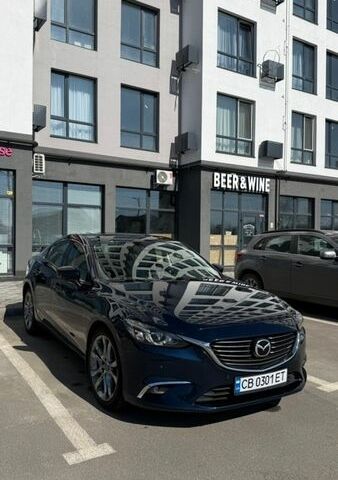 Синий Мазда 6, объемом двигателя 2.49 л и пробегом 100 тыс. км за 17200 $, фото 1 на Automoto.ua