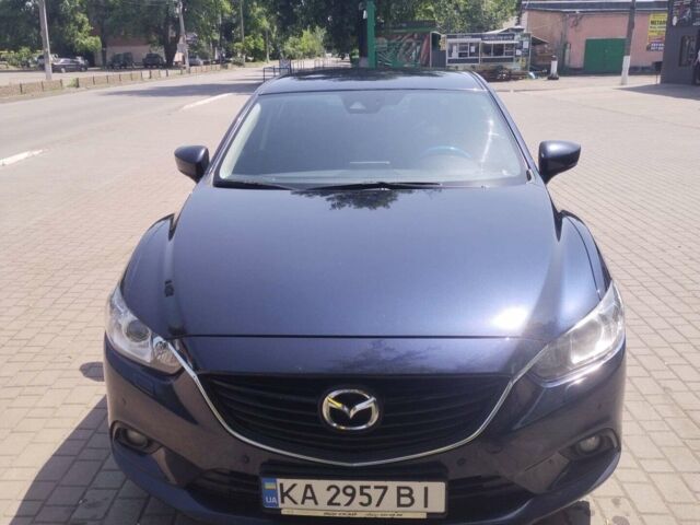 Синій Мазда 6, об'ємом двигуна 2 л та пробігом 142 тис. км за 15200 $, фото 1 на Automoto.ua
