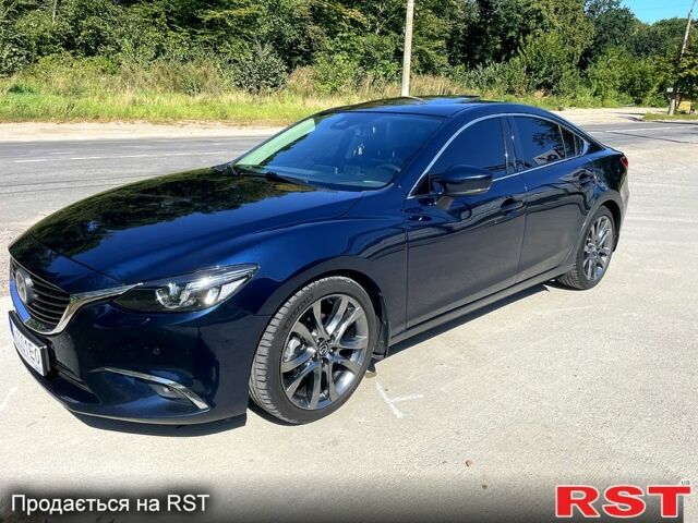 Синий Мазда 6, объемом двигателя 2.5 л и пробегом 164 тыс. км за 19500 $, фото 1 на Automoto.ua