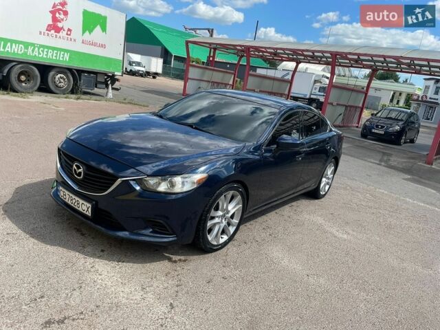Синий Мазда 6, объемом двигателя 2.49 л и пробегом 122 тыс. км за 9000 $, фото 1 на Automoto.ua
