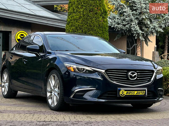 Синий Мазда 6, объемом двигателя 2.49 л и пробегом 105 тыс. км за 16999 $, фото 1 на Automoto.ua