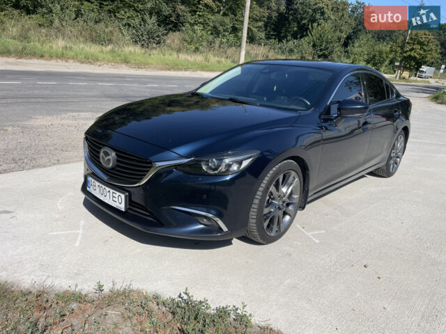 Синий Мазда 6, объемом двигателя 2.5 л и пробегом 164 тыс. км за 19500 $, фото 1 на Automoto.ua