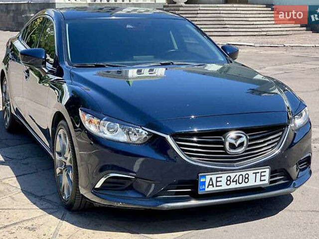 Синий Мазда 6, объемом двигателя 2.49 л и пробегом 95 тыс. км за 15500 $, фото 1 на Automoto.ua