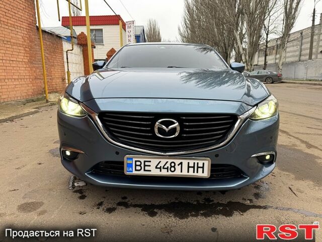 Синий Мазда 6, объемом двигателя 2.5 л и пробегом 52 тыс. км за 13500 $, фото 1 на Automoto.ua