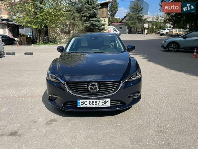 Синий Мазда 6, объемом двигателя 2.49 л и пробегом 50 тыс. км за 17600 $, фото 1 на Automoto.ua