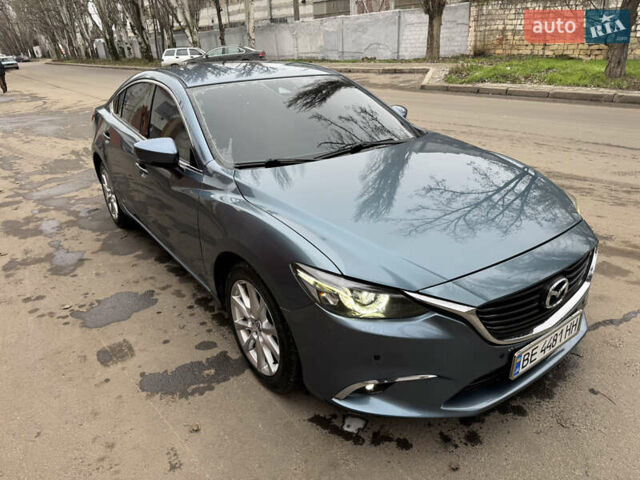 Синий Мазда 6, объемом двигателя 2.49 л и пробегом 52 тыс. км за 16499 $, фото 1 на Automoto.ua
