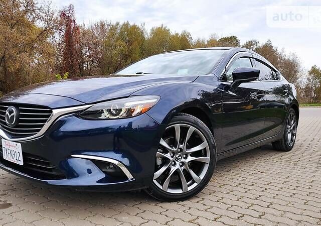 Синий Мазда 6, объемом двигателя 2.5 л и пробегом 95 тыс. км за 15999 $, фото 1 на Automoto.ua