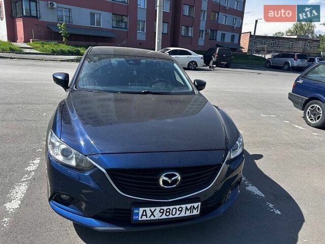 Синий Мазда 6, объемом двигателя 2 л и пробегом 145 тыс. км за 14900 $, фото 1 на Automoto.ua