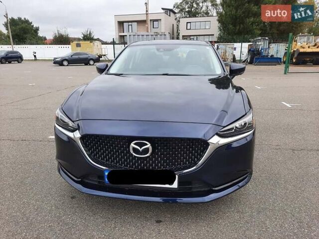 Синий Мазда 6, объемом двигателя 2.49 л и пробегом 49 тыс. км за 13400 $, фото 1 на Automoto.ua