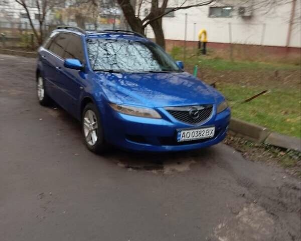 Синий Мазда 6, объемом двигателя 2 л и пробегом 299 тыс. км за 5000 $, фото 1 на Automoto.ua