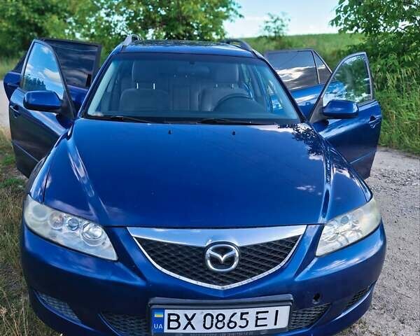 Синий Мазда 6, объемом двигателя 2 л и пробегом 269 тыс. км за 3800 $, фото 1 на Automoto.ua
