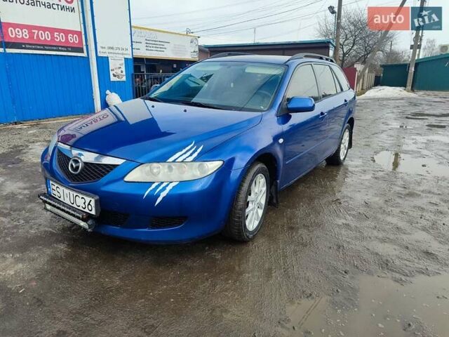 Синій Мазда 6, об'ємом двигуна 2 л та пробігом 348 тис. км за 1700 $, фото 1 на Automoto.ua