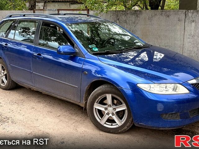 Синій Мазда 6, об'ємом двигуна 2 л та пробігом 210 тис. км за 3200 $, фото 1 на Automoto.ua