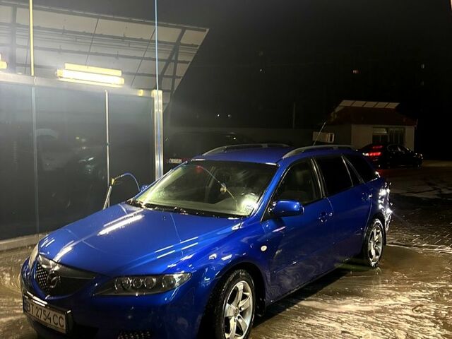 Синій Мазда 6, об'ємом двигуна 2 л та пробігом 240 тис. км за 4500 $, фото 1 на Automoto.ua