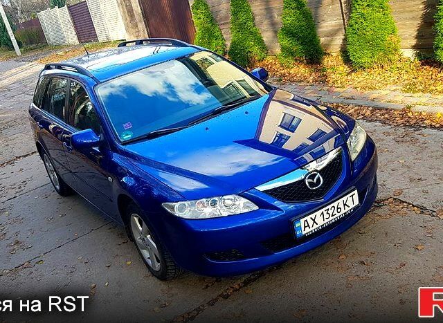 Синий Мазда 6, объемом двигателя 2 л и пробегом 274 тыс. км за 4400 $, фото 1 на Automoto.ua