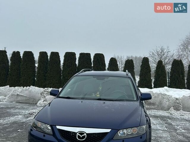 Синий Мазда 6, объемом двигателя 2 л и пробегом 320 тыс. км за 4000 $, фото 1 на Automoto.ua
