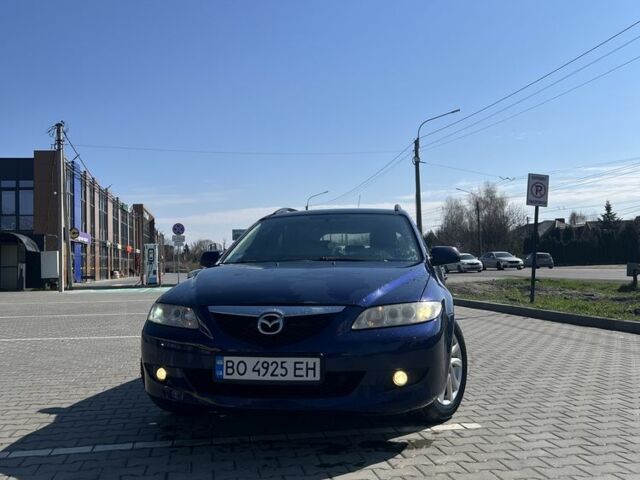 Синий Мазда 6, объемом двигателя 2 л и пробегом 417 тыс. км за 4050 $, фото 1 на Automoto.ua