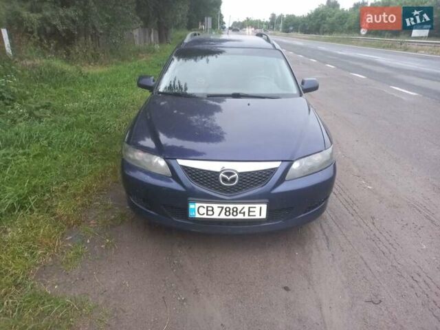 Синий Мазда 6, объемом двигателя 1.8 л и пробегом 205 тыс. км за 3000 $, фото 1 на Automoto.ua