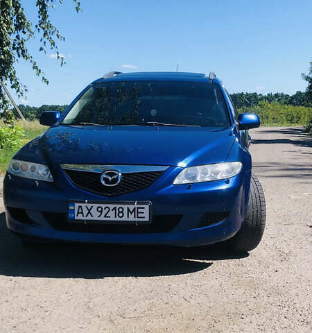 Синий Мазда 6, объемом двигателя 2.3 л и пробегом 230 тыс. км за 4700 $, фото 1 на Automoto.ua