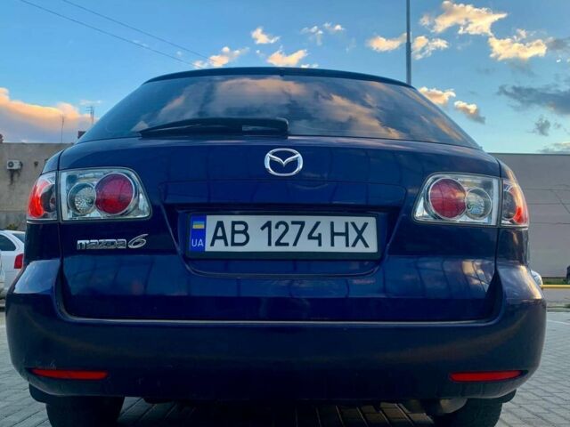 Синий Мазда 6, объемом двигателя 2 л и пробегом 108 тыс. км за 4500 $, фото 1 на Automoto.ua