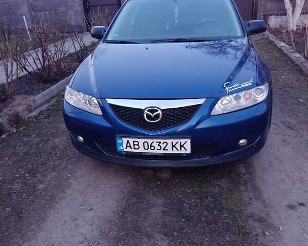 Синий Мазда 6, объемом двигателя 1.8 л и пробегом 235 тыс. км за 3800 $, фото 1 на Automoto.ua