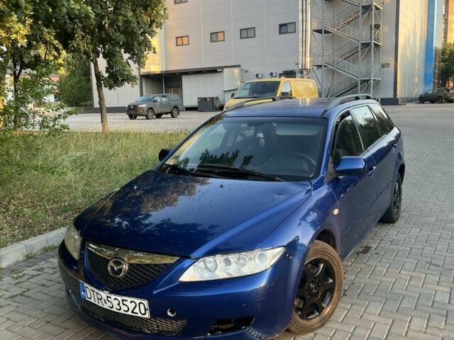 Синий Мазда 6, объемом двигателя 2 л и пробегом 260 тыс. км за 1000 $, фото 1 на Automoto.ua