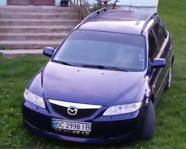 Синий Мазда 6, объемом двигателя 2 л и пробегом 218 тыс. км за 3800 $, фото 1 на Automoto.ua
