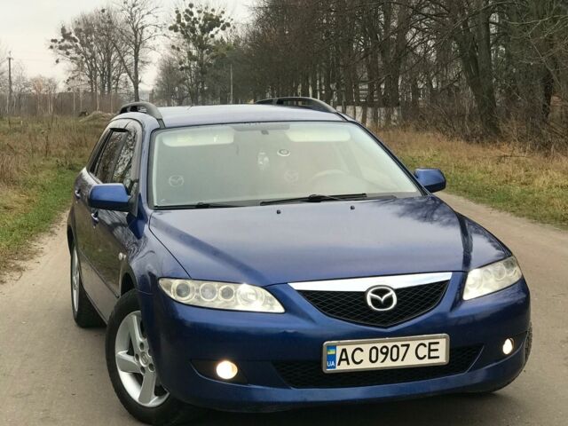 Синій Мазда 6, об'ємом двигуна 2 л та пробігом 337 тис. км за 5000 $, фото 1 на Automoto.ua