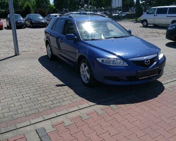 Синий Мазда 6, объемом двигателя 2 л и пробегом 220 тыс. км за 6400 $, фото 1 на Automoto.ua