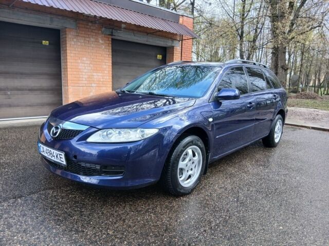 Синій Мазда 6, об'ємом двигуна 2 л та пробігом 252 тис. км за 4300 $, фото 1 на Automoto.ua