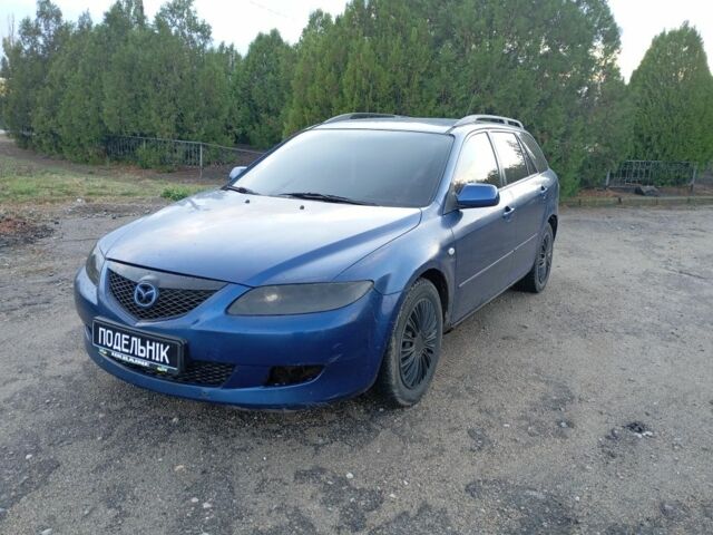 Синий Мазда 6, объемом двигателя 2 л и пробегом 377 тыс. км за 1950 $, фото 1 на Automoto.ua
