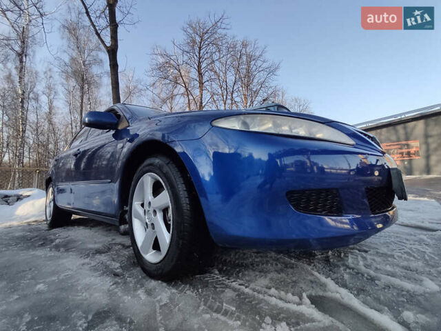 Синій Мазда 6, об'ємом двигуна 2 л та пробігом 317 тис. км за 3400 $, фото 1 на Automoto.ua