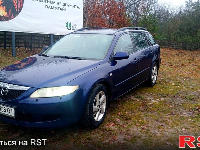 Синий Мазда 6, объемом двигателя 2 л и пробегом 312 тыс. км за 3500 $, фото 1 на Automoto.ua
