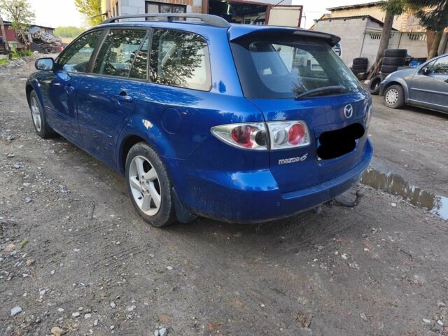 Синий Мазда 6, объемом двигателя 2 л и пробегом 270 тыс. км за 1301 $, фото 1 на Automoto.ua