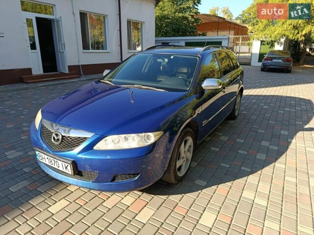 Синий Мазда 6, объемом двигателя 2 л и пробегом 278 тыс. км за 2900 $, фото 1 на Automoto.ua