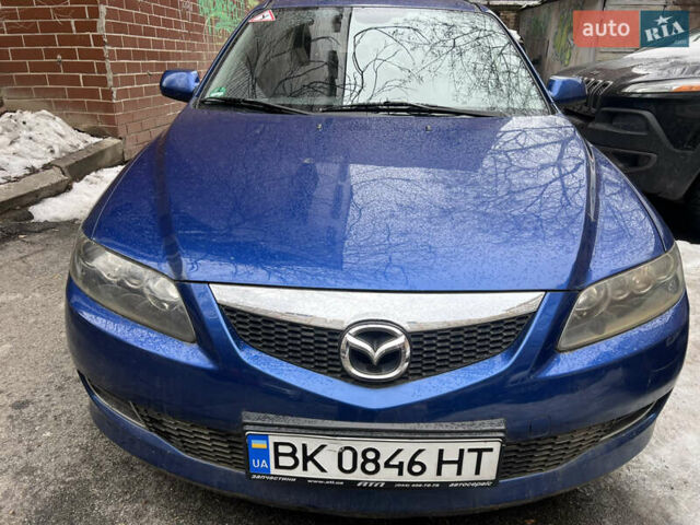 Синій Мазда 6, об'ємом двигуна 2 л та пробігом 212 тис. км за 4200 $, фото 1 на Automoto.ua