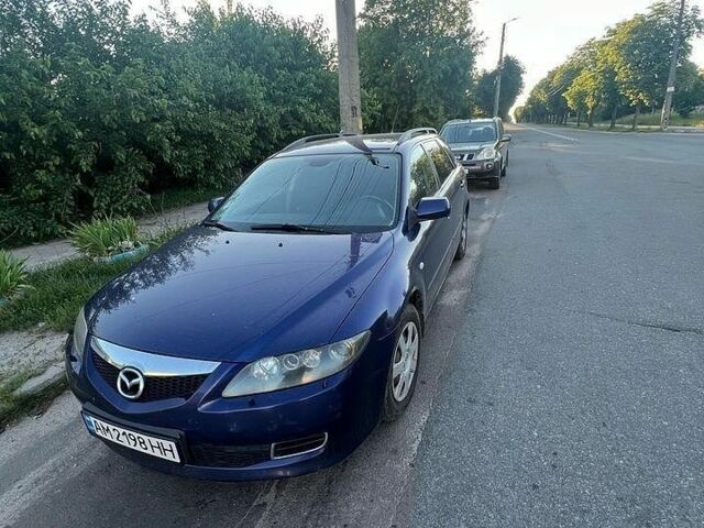 Синій Мазда 6, об'ємом двигуна 2 л та пробігом 400 тис. км за 3256 $, фото 1 на Automoto.ua