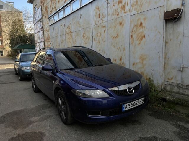 Синий Мазда 6, объемом двигателя 2 л и пробегом 294 тыс. км за 4700 $, фото 1 на Automoto.ua