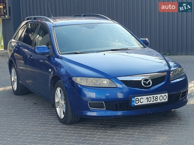 Синій Мазда 6, об'ємом двигуна 2 л та пробігом 351 тис. км за 4200 $, фото 1 на Automoto.ua