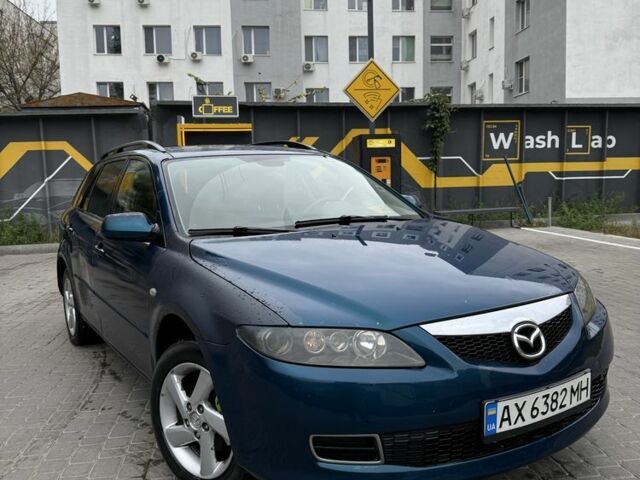 Синий Мазда 6, объемом двигателя 2 л и пробегом 376 тыс. км за 2400 $, фото 1 на Automoto.ua