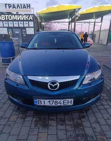 Синій Мазда 6, об'ємом двигуна 2 л та пробігом 247 тис. км за 5850 $, фото 1 на Automoto.ua