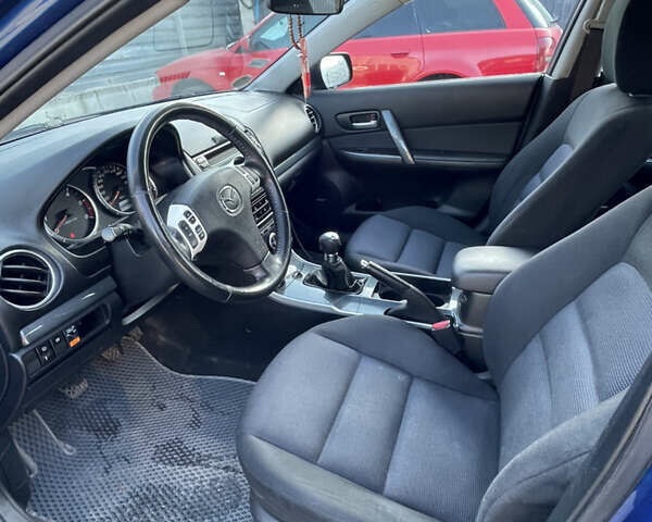 Синий Мазда 6, объемом двигателя 2 л и пробегом 302 тыс. км за 3500 $, фото 1 на Automoto.ua