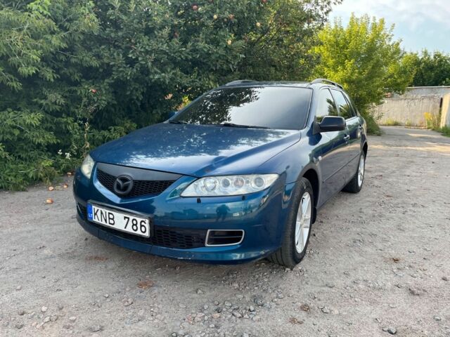 Синій Мазда 6, об'ємом двигуна 2 л та пробігом 40 тис. км за 1955 $, фото 1 на Automoto.ua