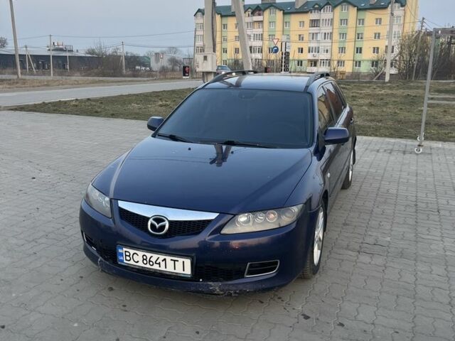 Синий Мазда 6, объемом двигателя 2 л и пробегом 319 тыс. км за 2599 $, фото 1 на Automoto.ua