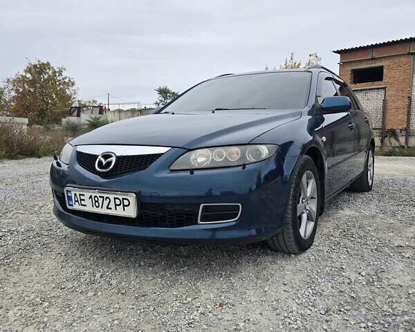 Синий Мазда 6, объемом двигателя 2 л и пробегом 250 тыс. км за 4250 $, фото 1 на Automoto.ua