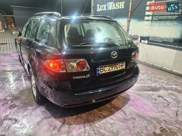 Синий Мазда 6, объемом двигателя 2 л и пробегом 278 тыс. км за 3800 $, фото 1 на Automoto.ua