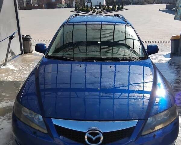 Синій Мазда 6, об'ємом двигуна 2 л та пробігом 346 тис. км за 3650 $, фото 1 на Automoto.ua
